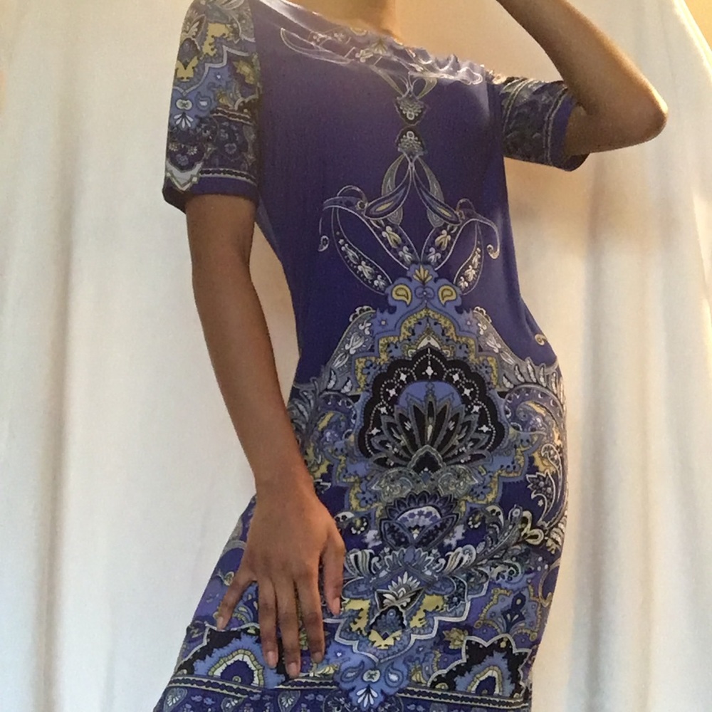 Blue Midi Dress